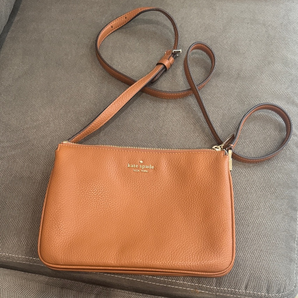 Kate Spade Brown Leather Crossbody Bag
